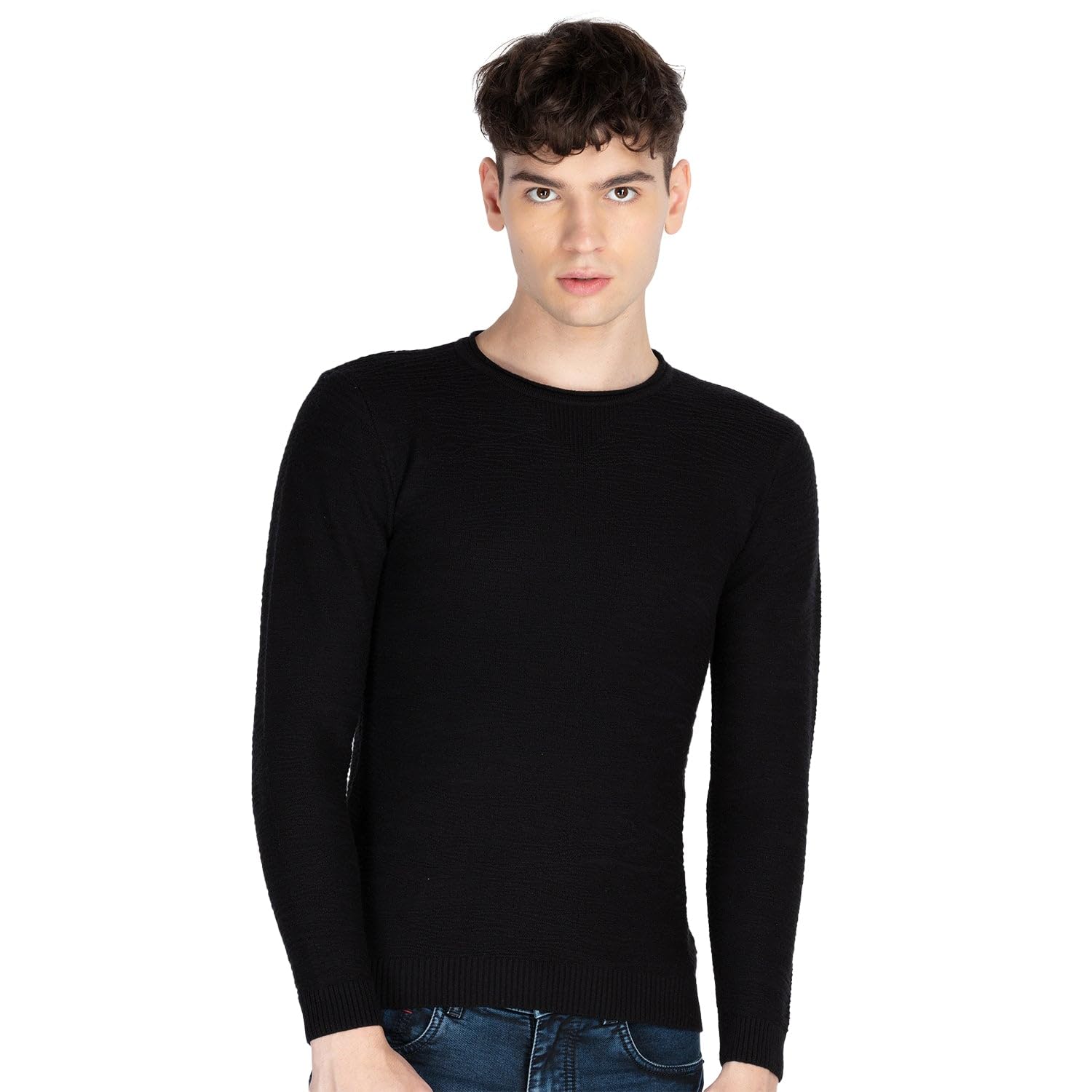 status quo Mens Textured Sweater-picture-21