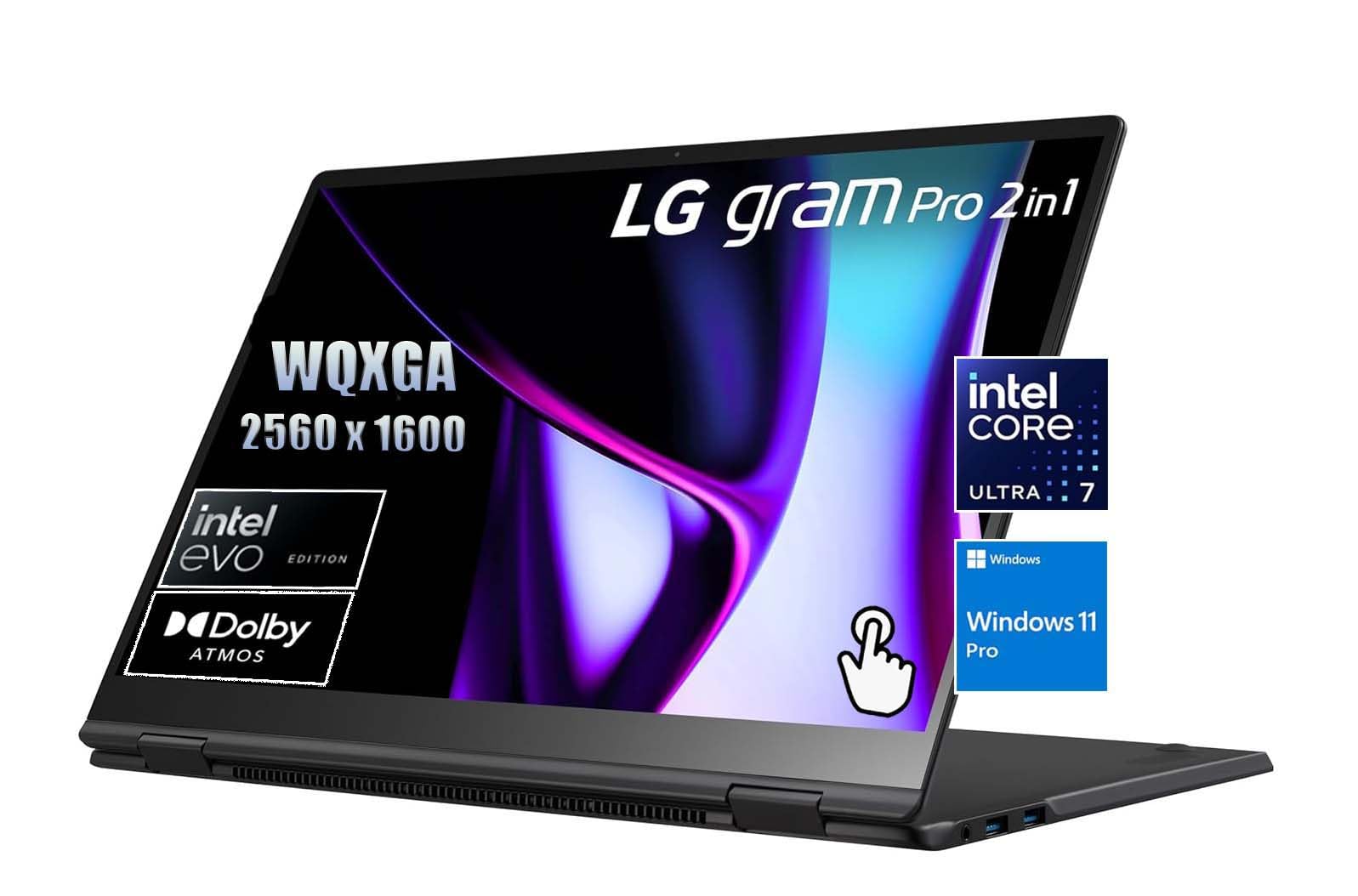 Amazon.com: LG Gram Pro 16 inch 2-in-1 Business Laptop, WQXGA IPS 