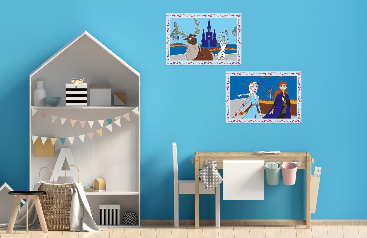 Ravensburger - Creart Junior Pack 2: Frozen II | Dipingere con I Numeri Bambini 32x22cm | Giochi Creativi Bambina 5 Anni | Giochi Bambini 5 Anni O più | Creart 5 Anni