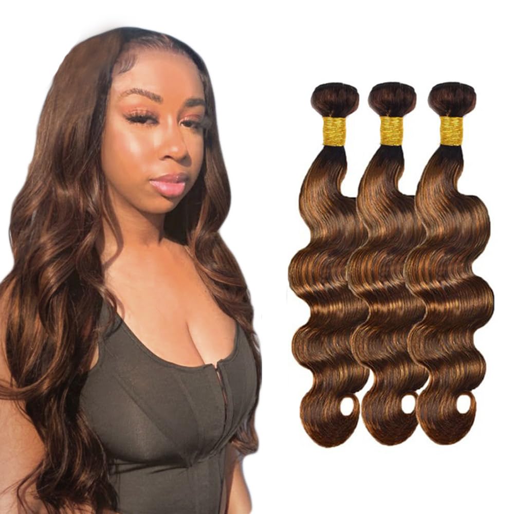 P4/30 Bundles Human Hair Ombre Body Wave Human Hair