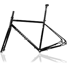 44cm/47cm/50cm/53cm/56cm 700C Road Bike Frameset Cr-mo Steel Quick Release 100/135mm Disc Brake Frame With Fork BSA BB68mm