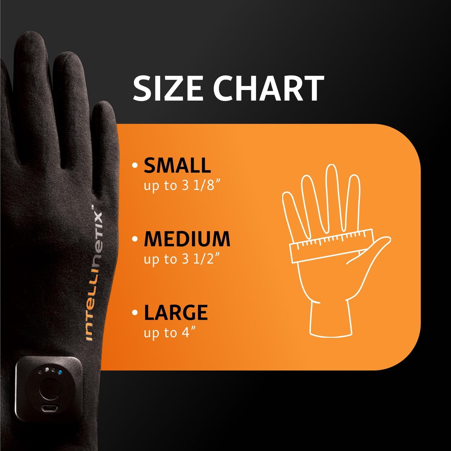 intellinetix vibrating arthritis gloves small Intellinetix Gloves