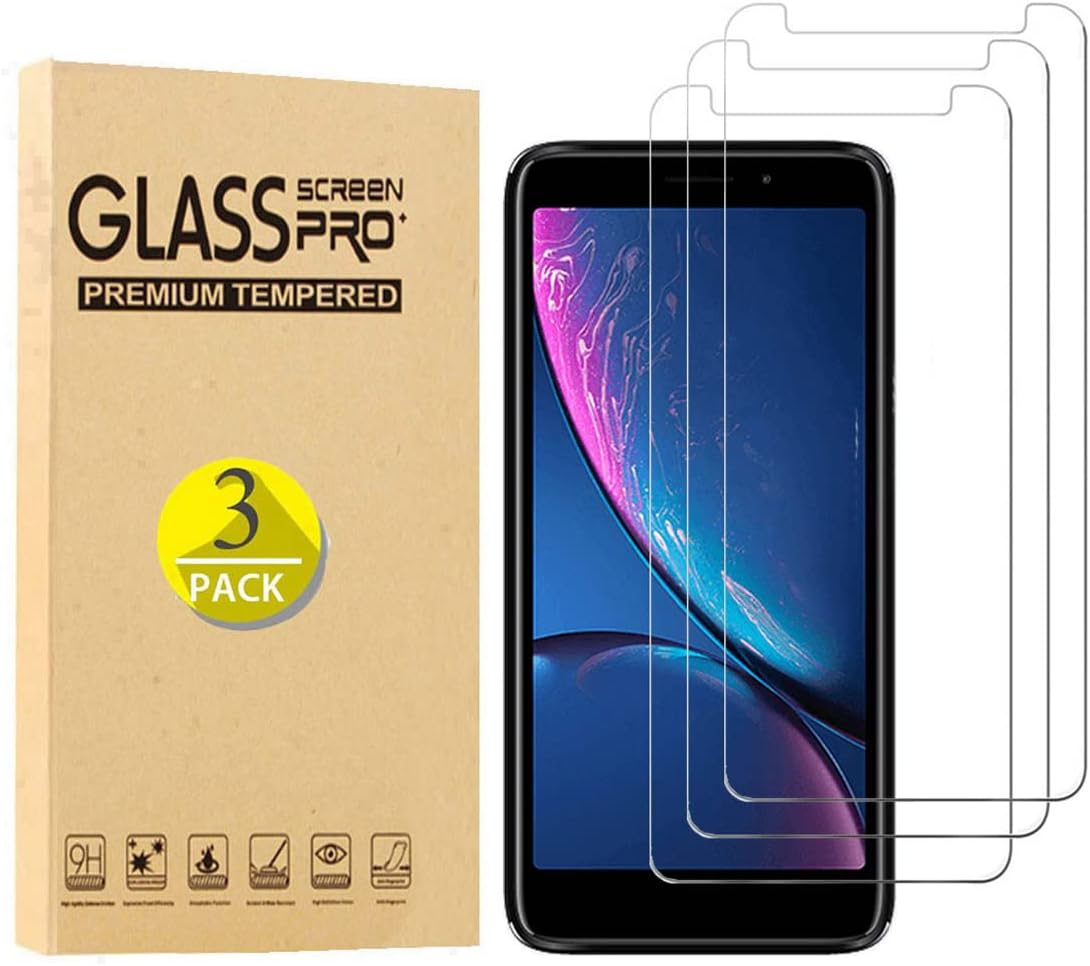 [3 Pack] for Hot Pepper Serrano 3 Tempered Glass Screen Protector, Case Friendly 9H Hardness HD Clear [Anti-Scratch] [Bubble Free] [Anti-Fingerprint] Film for Hot Pepper Serrano 3