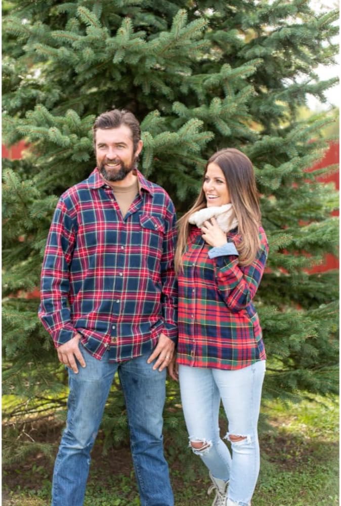 Legendary Whitetails Women’s Long Sleeve Plaid Flannel Button Up Shirt 100% Cotton - Image 2