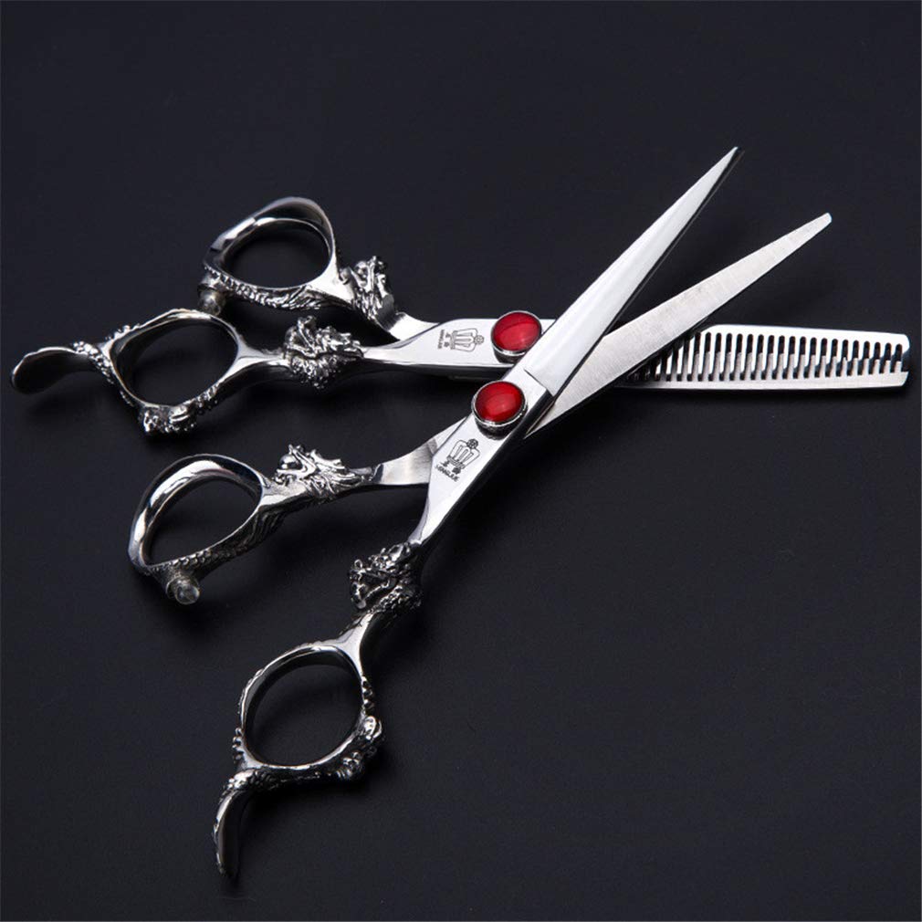 Haarschneideschere Set- 6,0 Zoll, Profi-Haarscheren Edelstahl Salon Scheren Für Männer Und Wome Mit Einstellbarer Schraube Für Salon, Barbier Oder Home Use