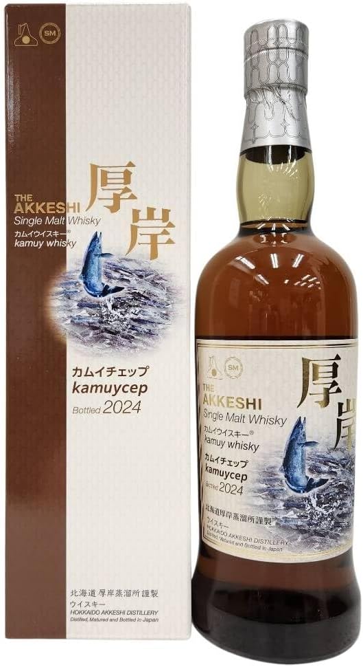 厚岸蒸溜所 シングルモルト 厚岸 カムイウイスキー カムイチェップ2024