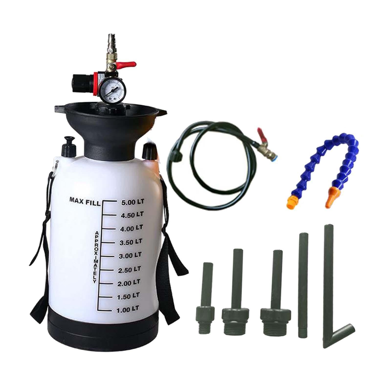 Dickly 5L Pneumatic Transmissions Fluid Pump Accessories Essential Tool Gearbox Oil Filler for Workshop Production Lines, with Connectors