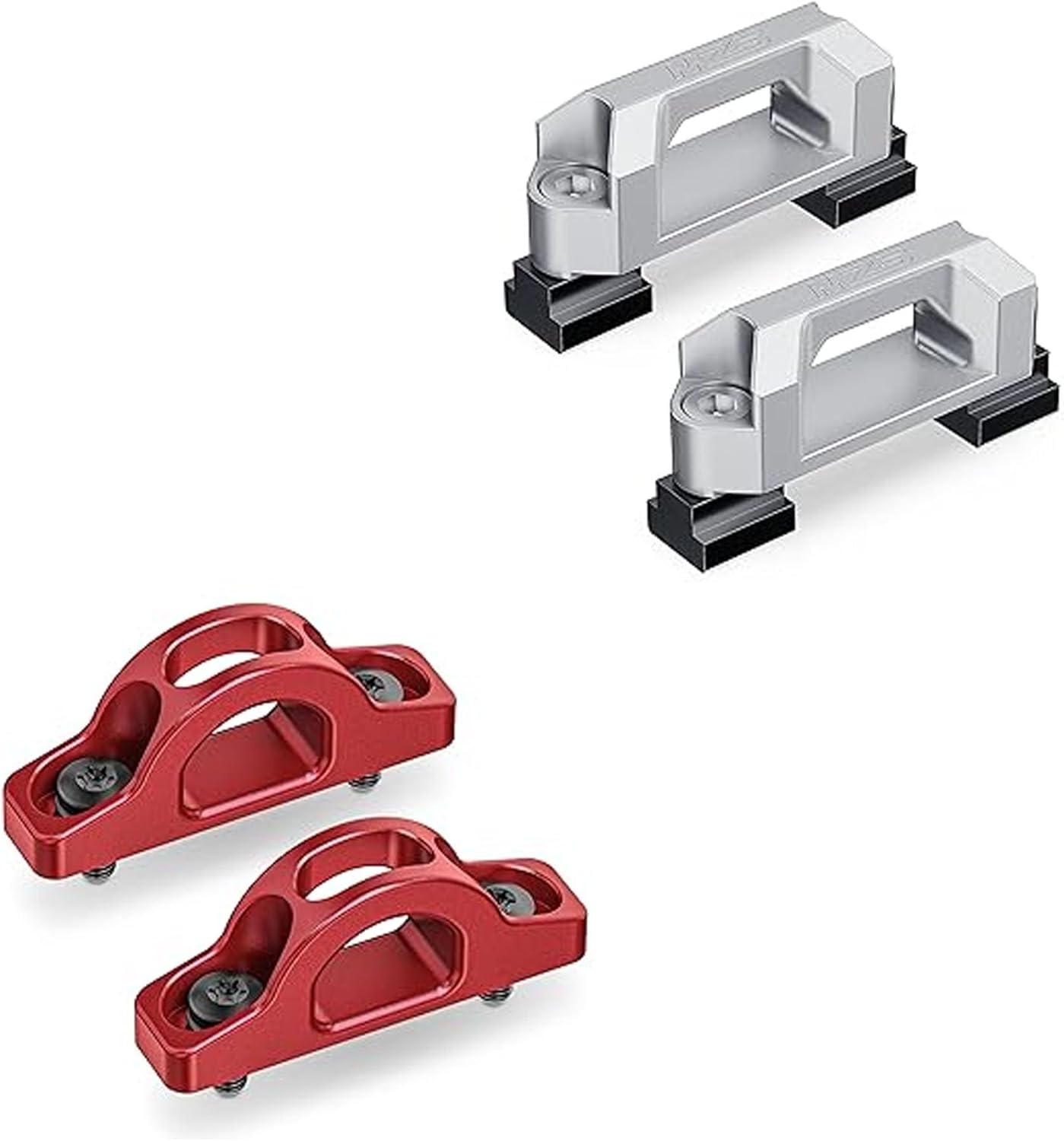 MZS Bed Cleats Truck Rail Tie Down Anchors Compatible with Tacoma Tundra Pickup for Cargo Trailer, Replace PT278-35160 PT278-0C010, Pack of 4