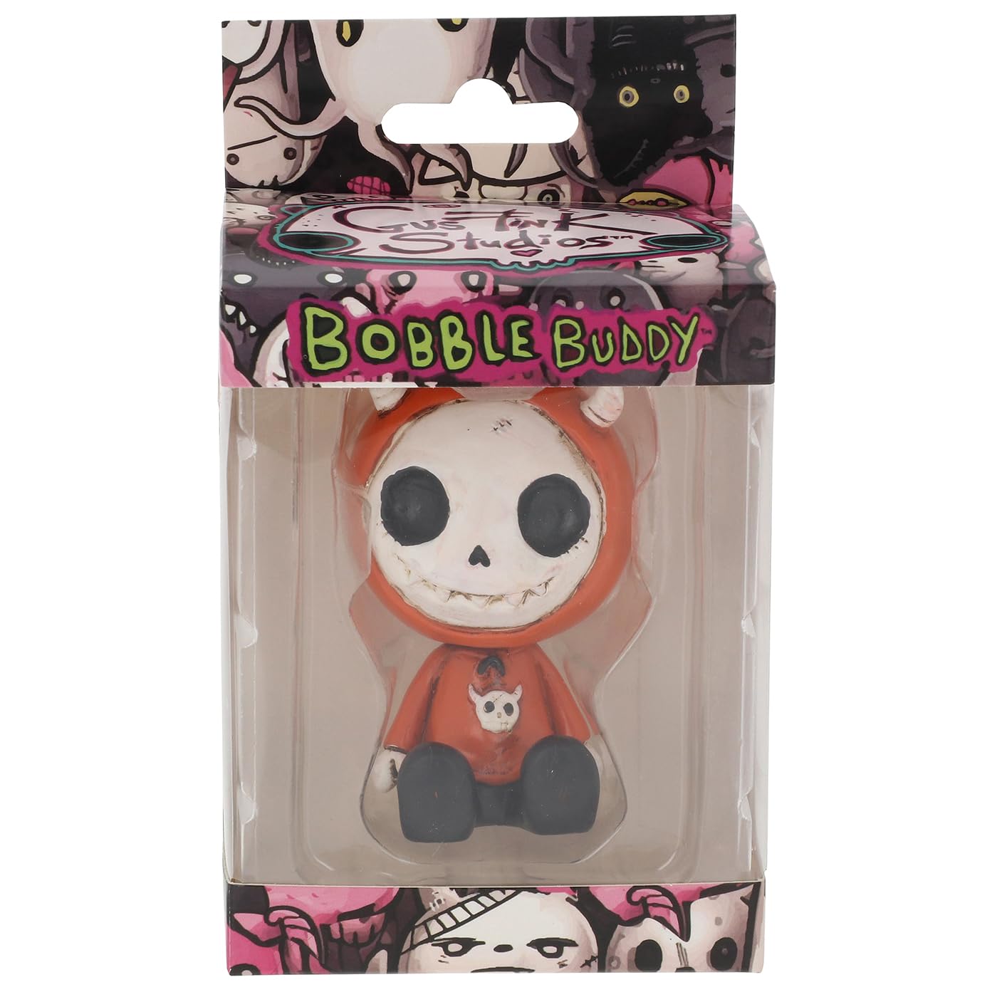 Shudehill Giftware Gus Fink Boogily Head Bobble Buddy, Devil Doo, Boris the Bat, Stitch the Bear - Image 3