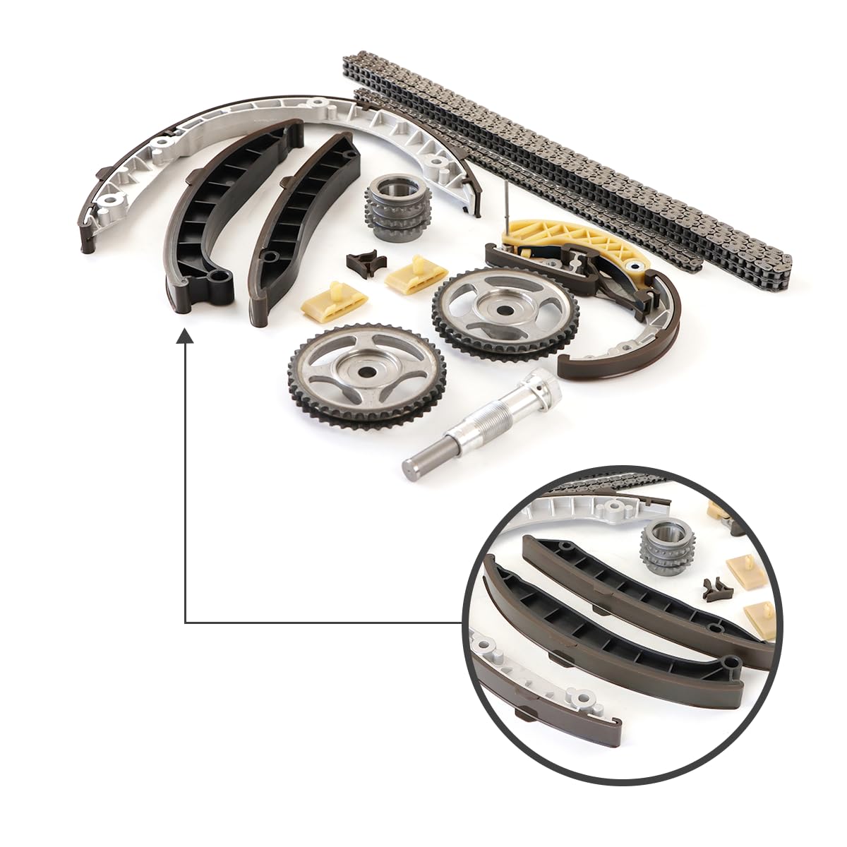 Amazon.com: COPACHI Engine Timing Chain Kit 94610725275 Compatible 