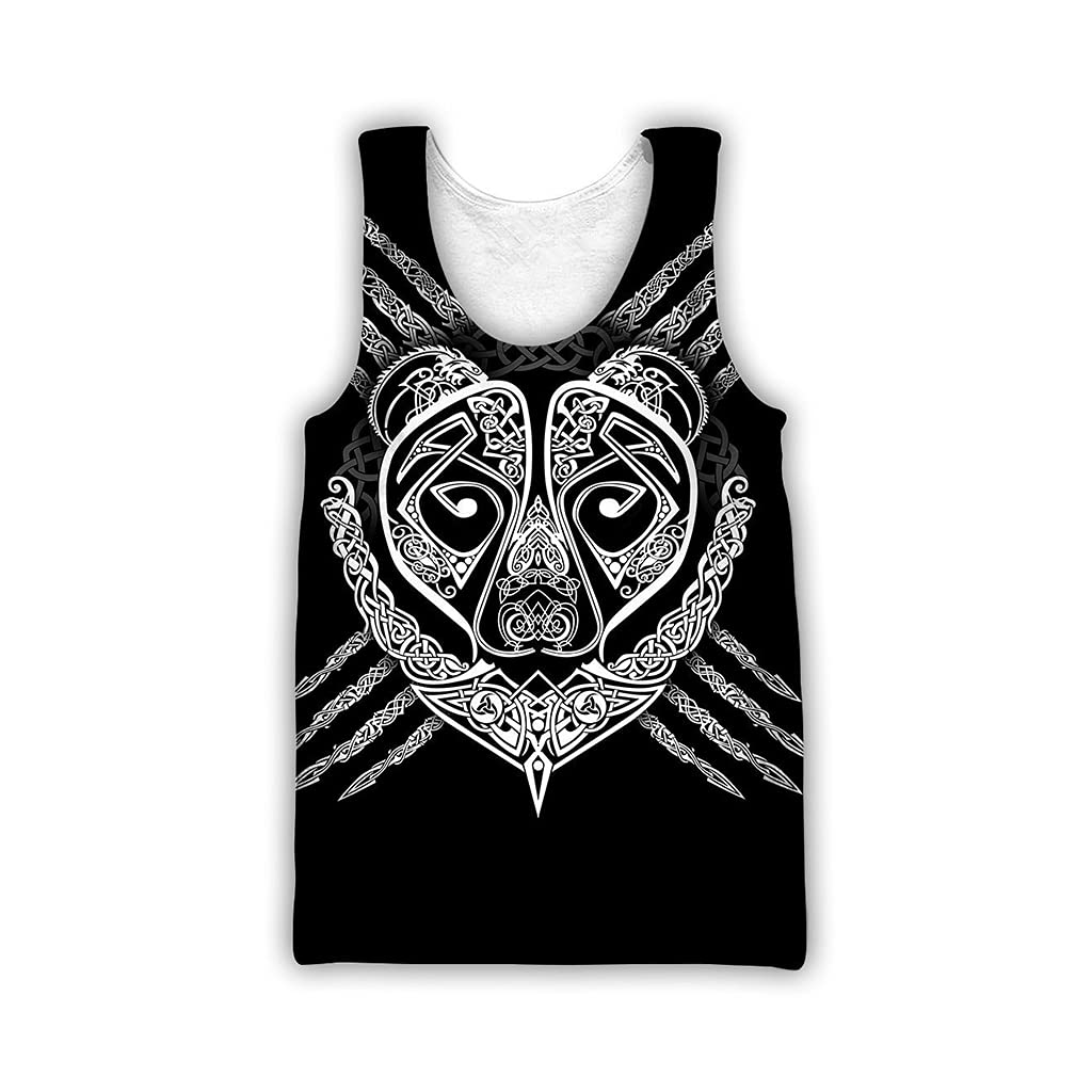 Conjunto vikingo de hombre con impresión 3D transpirable y cómoda 2