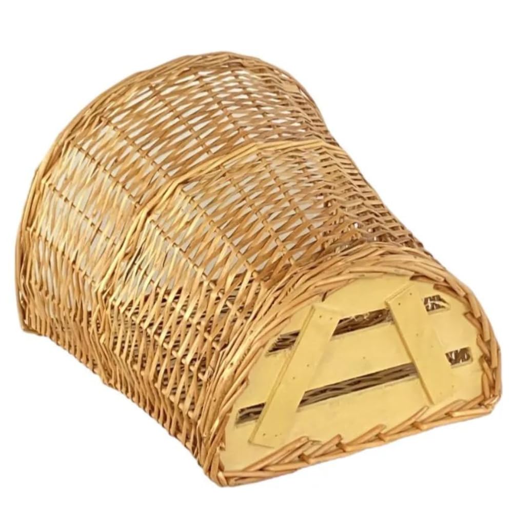acquaverde | Zaino Portafunghi per Raccolta Funghi Professionale, Verde Mimetico, Imbottito Anti-urto con 3 Tasche, Cesta in Vimini - cm. 41x35x43