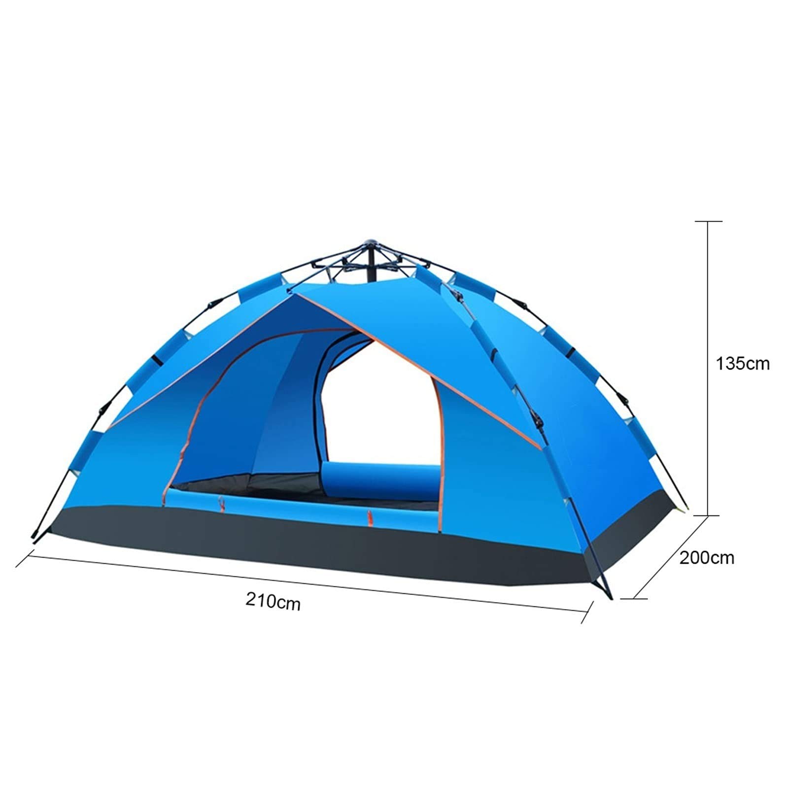 Namiot Na Zewnątrz Camping Turystyczny Namiot Składany Automatyczny Namiot Piknikowy Prosty Namiot Szybko Otwierający Się Dla Rodziny Impreza Na Świeżym Powietrzu Kemping Na Świeżym Powietrzu (C 1)