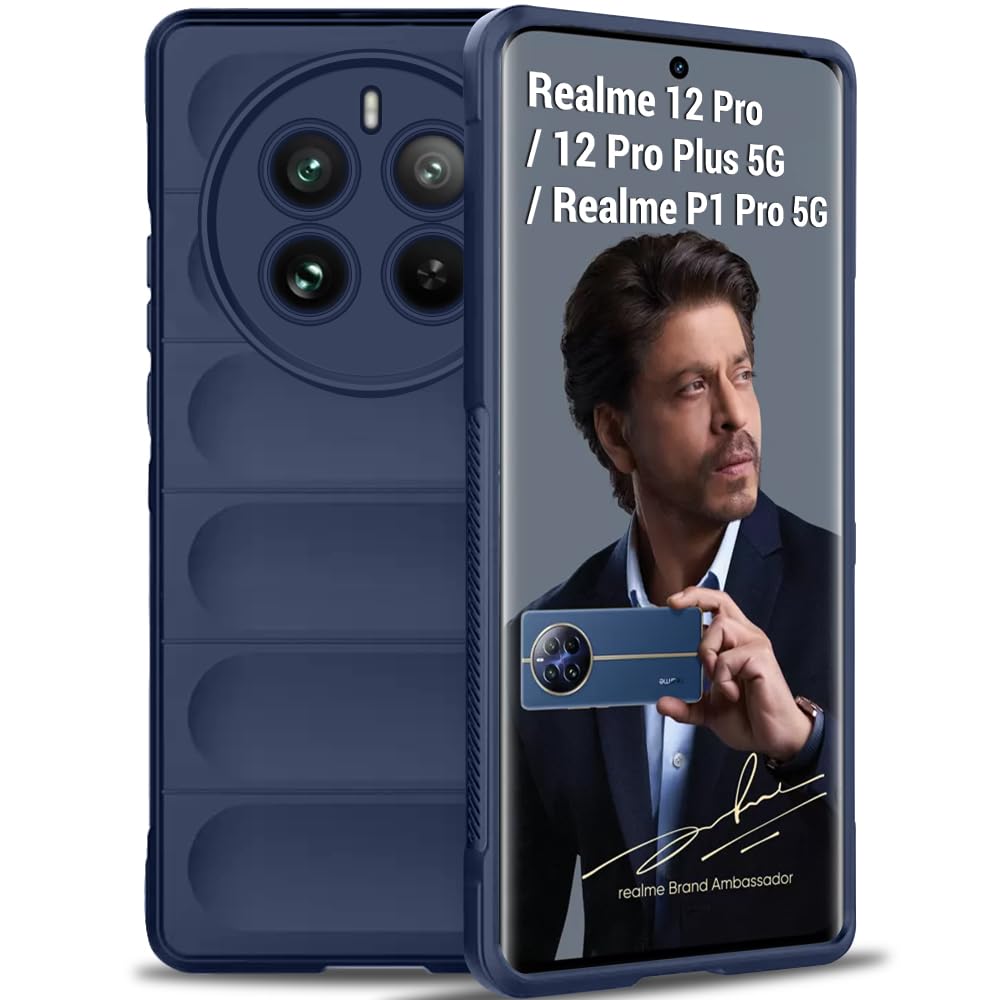 TheGiftKart Liquid Silicon Back Cover Case for Realme 12 Pro / 12 Pro Plus 5G / Realme P1 Pro 5G | Shockproof Military Grade Protection | Micro-Fibre Cloth On Inner Side | Anti-Slip Grip (TPU, Blue) (B0CXQ4GY2V) Amazon Price History, Amazon Price Tracker