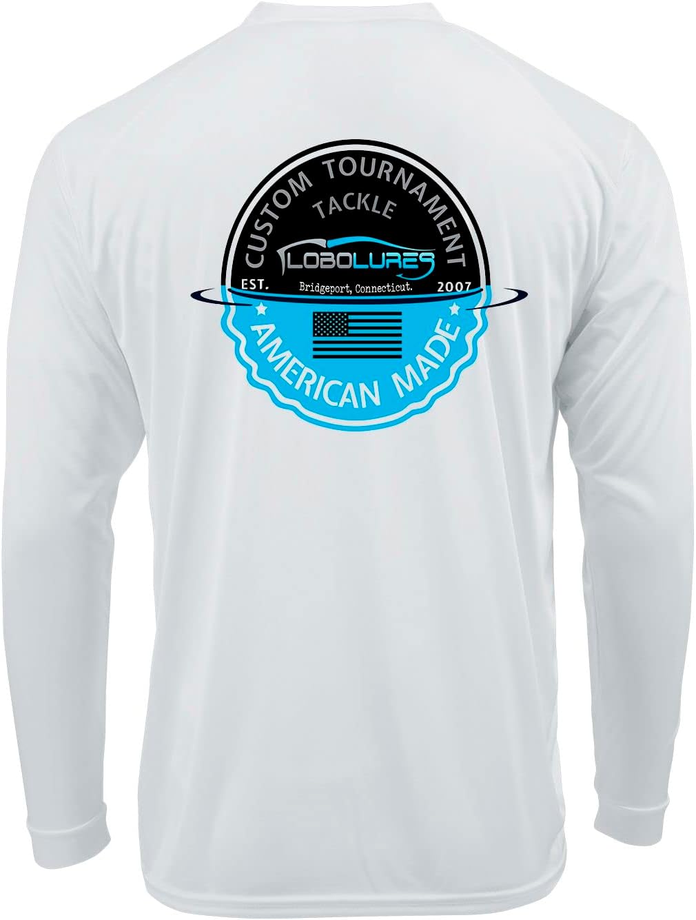 Lobo Lures Sportfishing Long Sleeve Fishing T-Shirt for Men and Women, UPF 50 Dri-Fit Performance Clothing