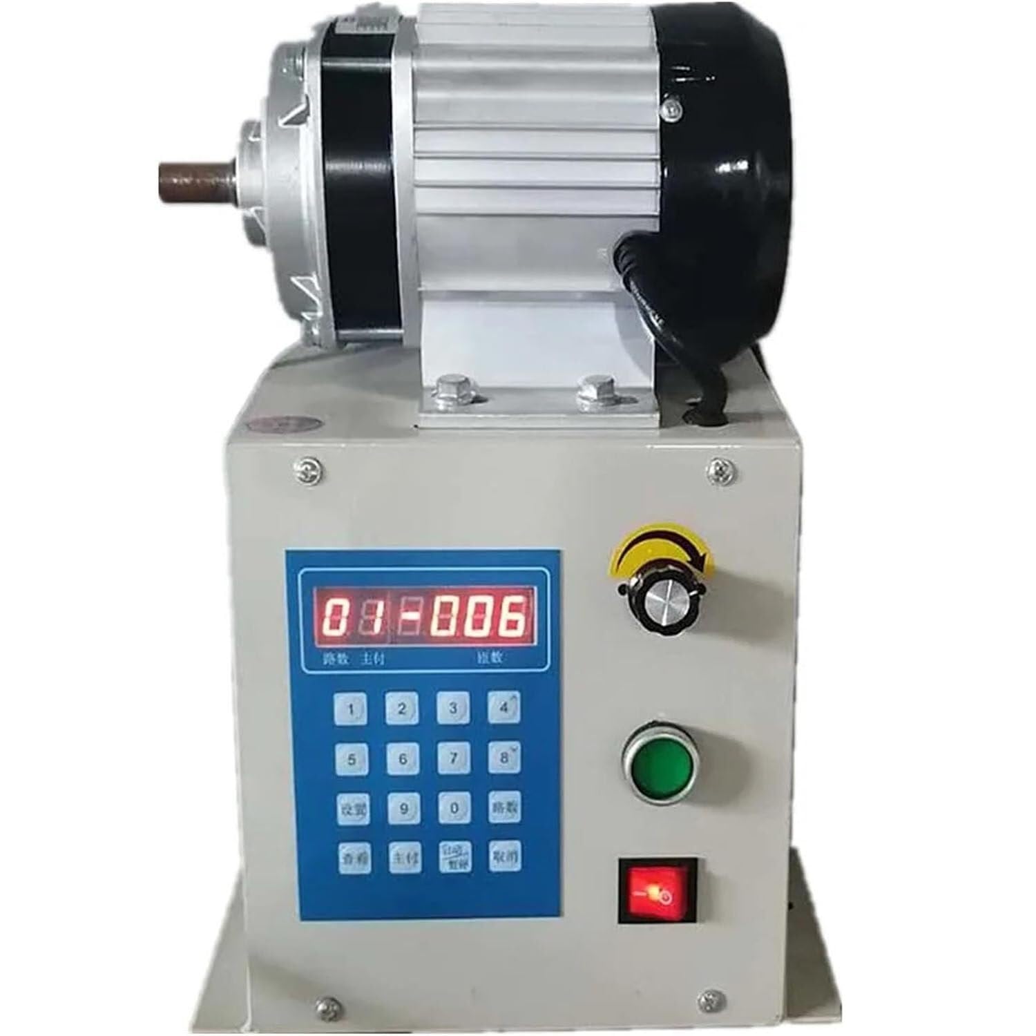 Máquina bobinadora industrial ajustable de 800W con contador eléctrico de 220V