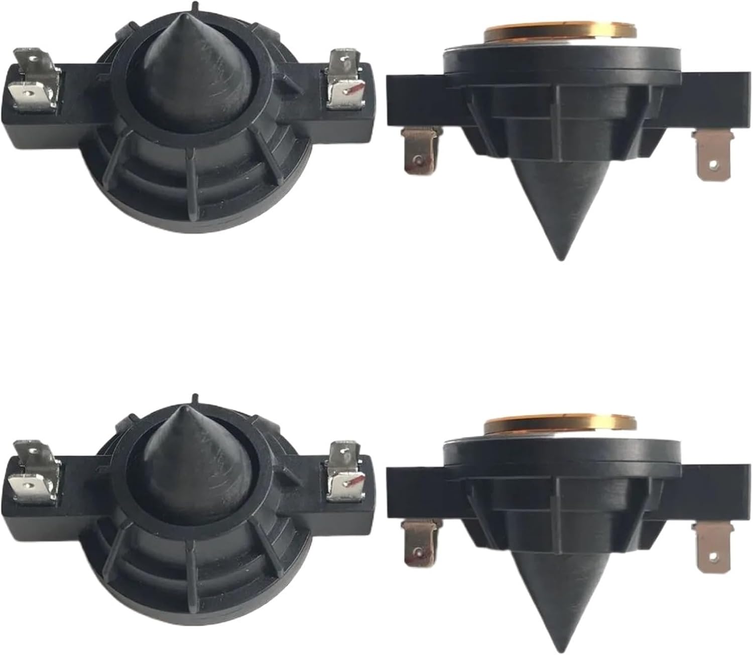 Pure Aluminium Flat Wire 4pcs Aftermarket EV32 EV Diaphragm DH2010 DH3 2010A S1202ER, SH1502ER, SH1502, SH1512, S152, S1803ER(Silver)