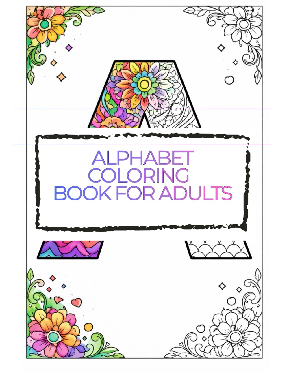 Alphabet Coloring Book For Adults