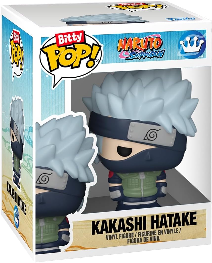 Funko Pop! Bitty: Naruto Shippuden - Kakashi, Sakura, Sasuke, and Chase Mini Figure - 0.9 Inch (2.2 Cm) - Anime Collectable - Gift Idea - Stackable Display Shelf Included - Image 4