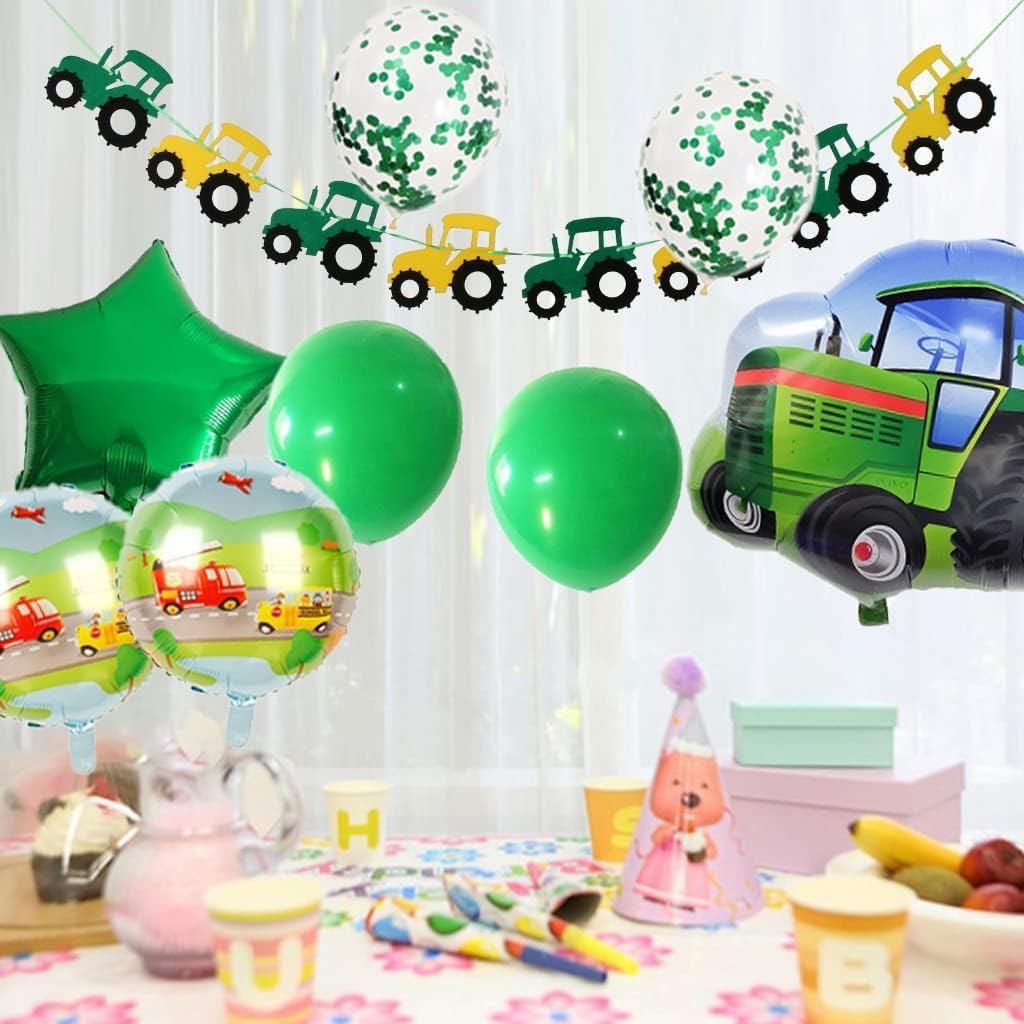 Ballon Métallisé 3 Semaines Durée Ballon Gonflable XL « CLAAS TRAKTOR » - 77x54 Cm, Pour Air Et Hélium, Décoration Anniversaire Enfant Thème Tracteur Ballon Aluminium CLAAS TRAKTOR 77x54 Cm