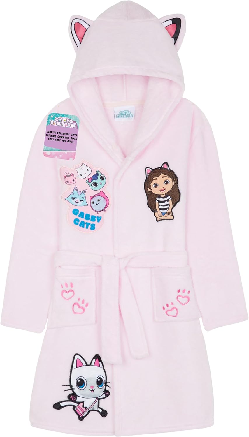 MINNIE Robe De Chambre Enfant Fille Rose Pâle Et Rose Foncé - Achat