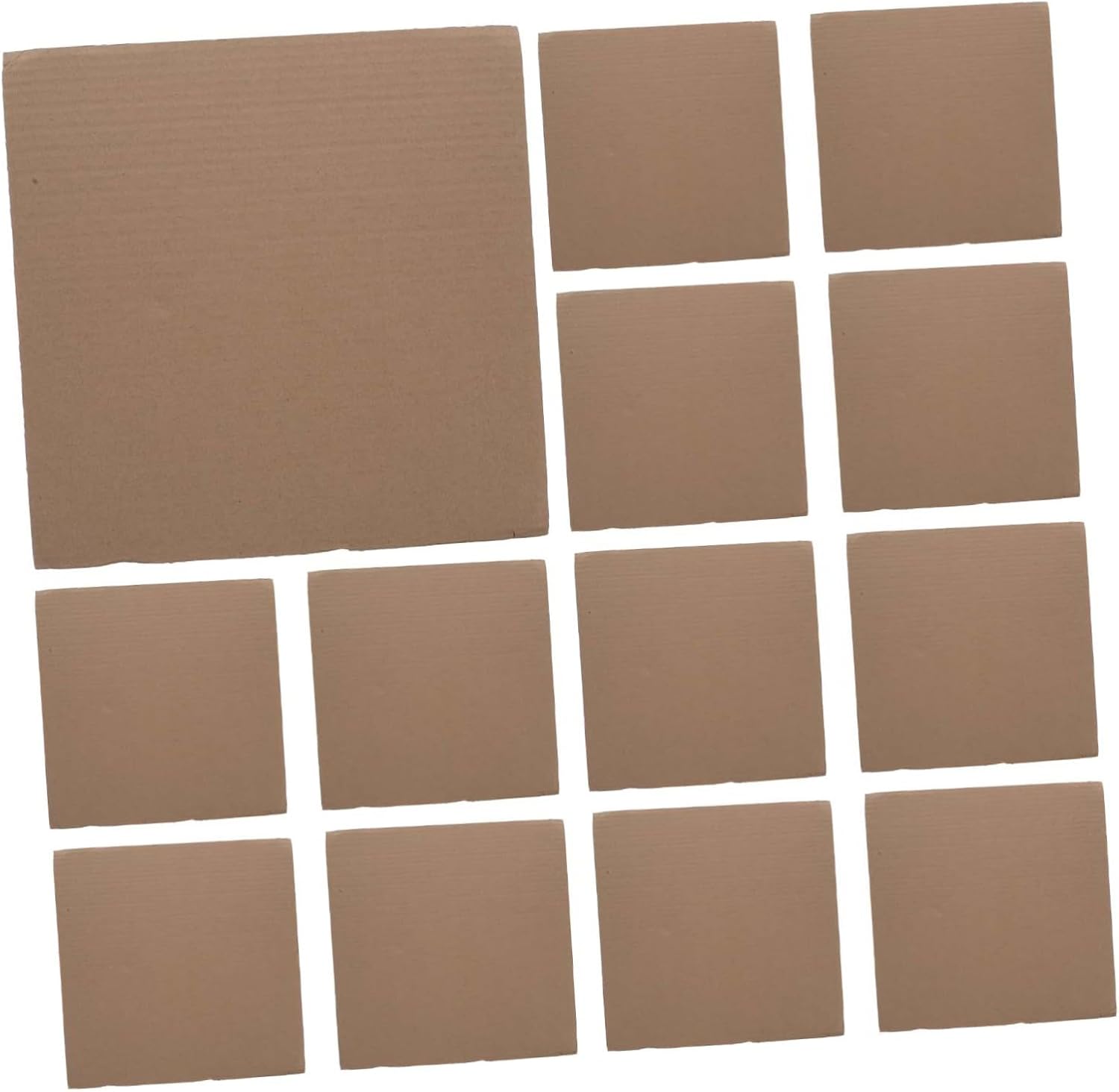 50pcs Cardboard Sheets Multipurpose Box Divider Corrugated Cardboard Inserts for Packaging Craft Mailer