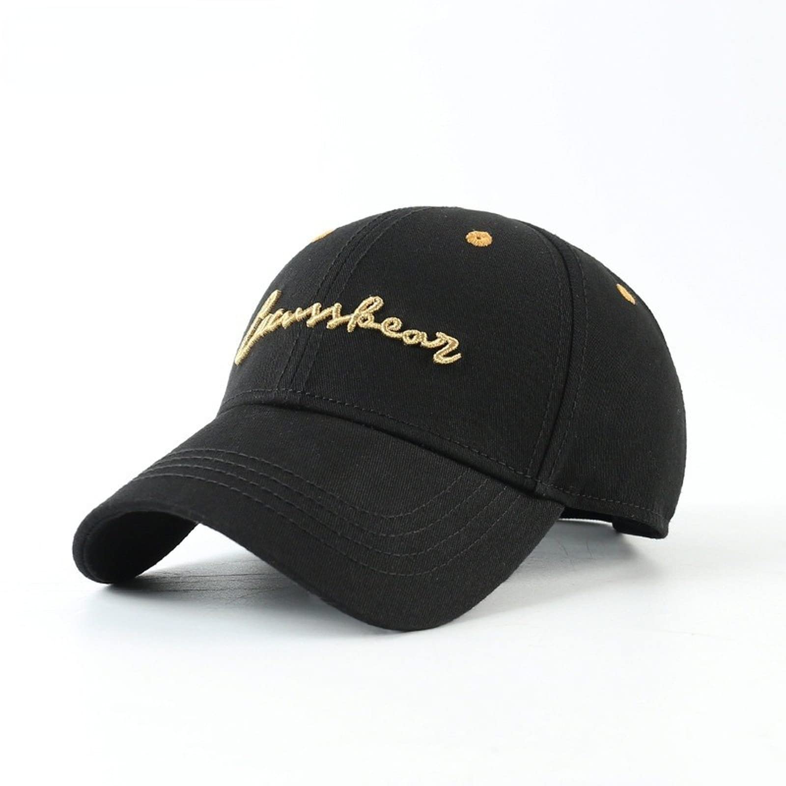Bouchon de baseball brodé et casquette de baseball occasionnelle en coton uni souple