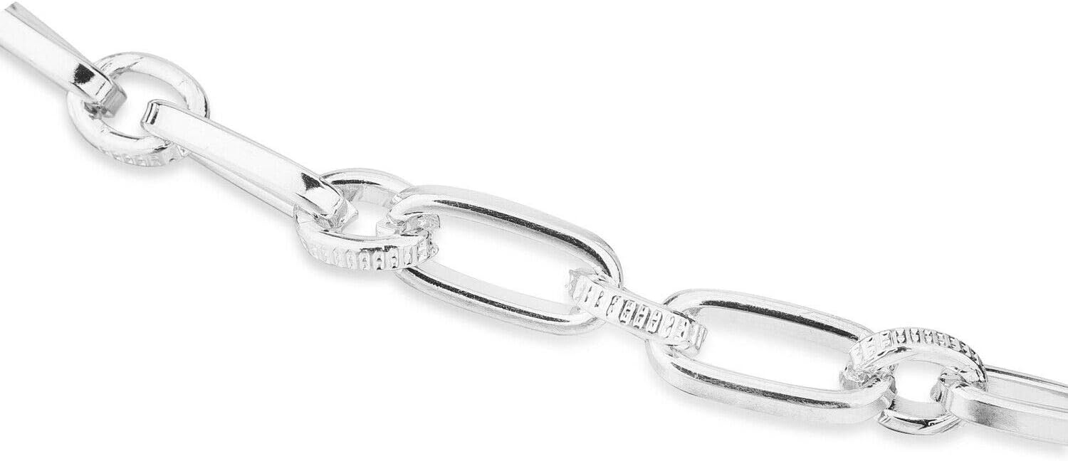 Silver Metal Chain in 8 Sizes for Jewellery Making Trim. Decorative