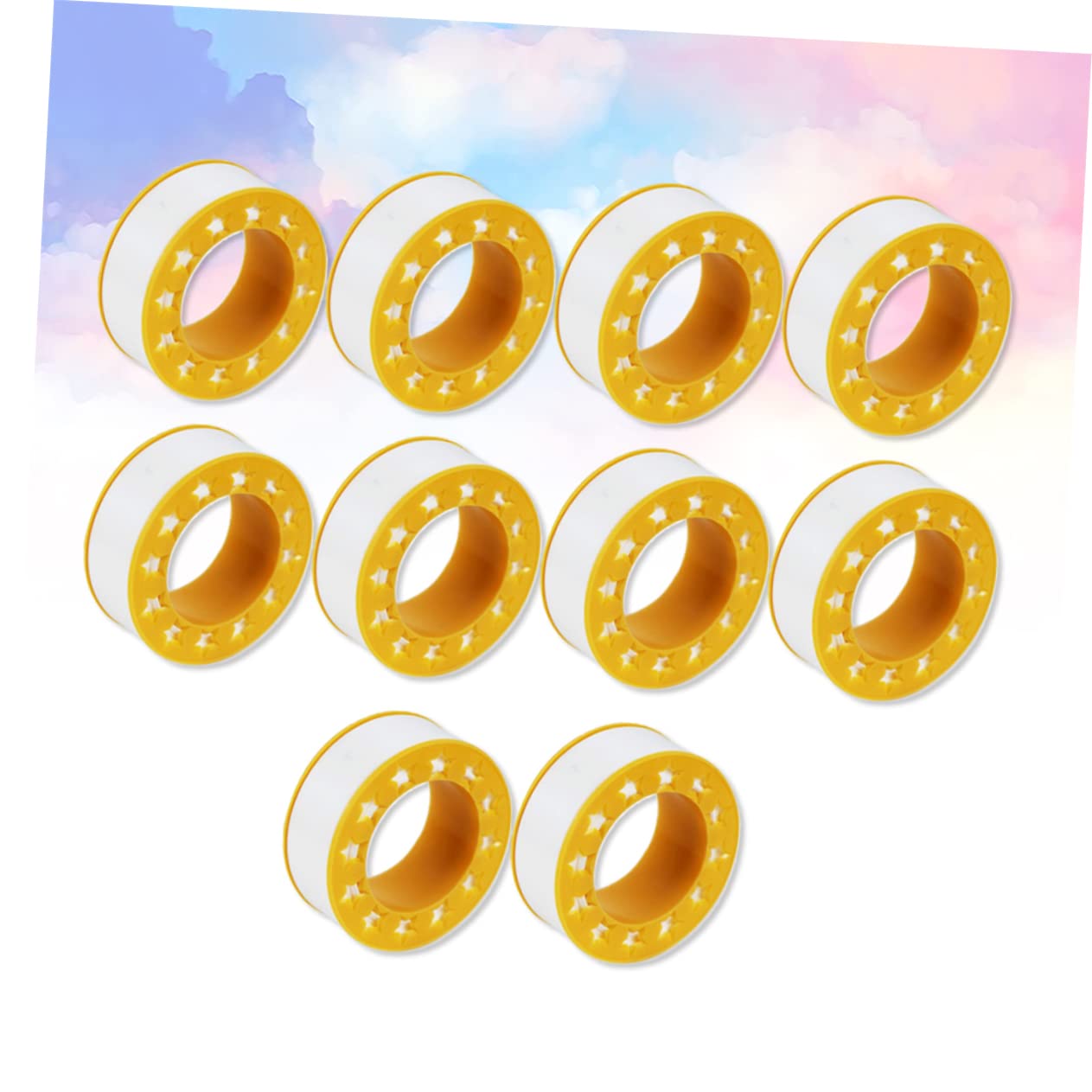10 Rolls PTFE Thread Seal Tape for Plumbing, Waterproof Anti-Leak Sealing