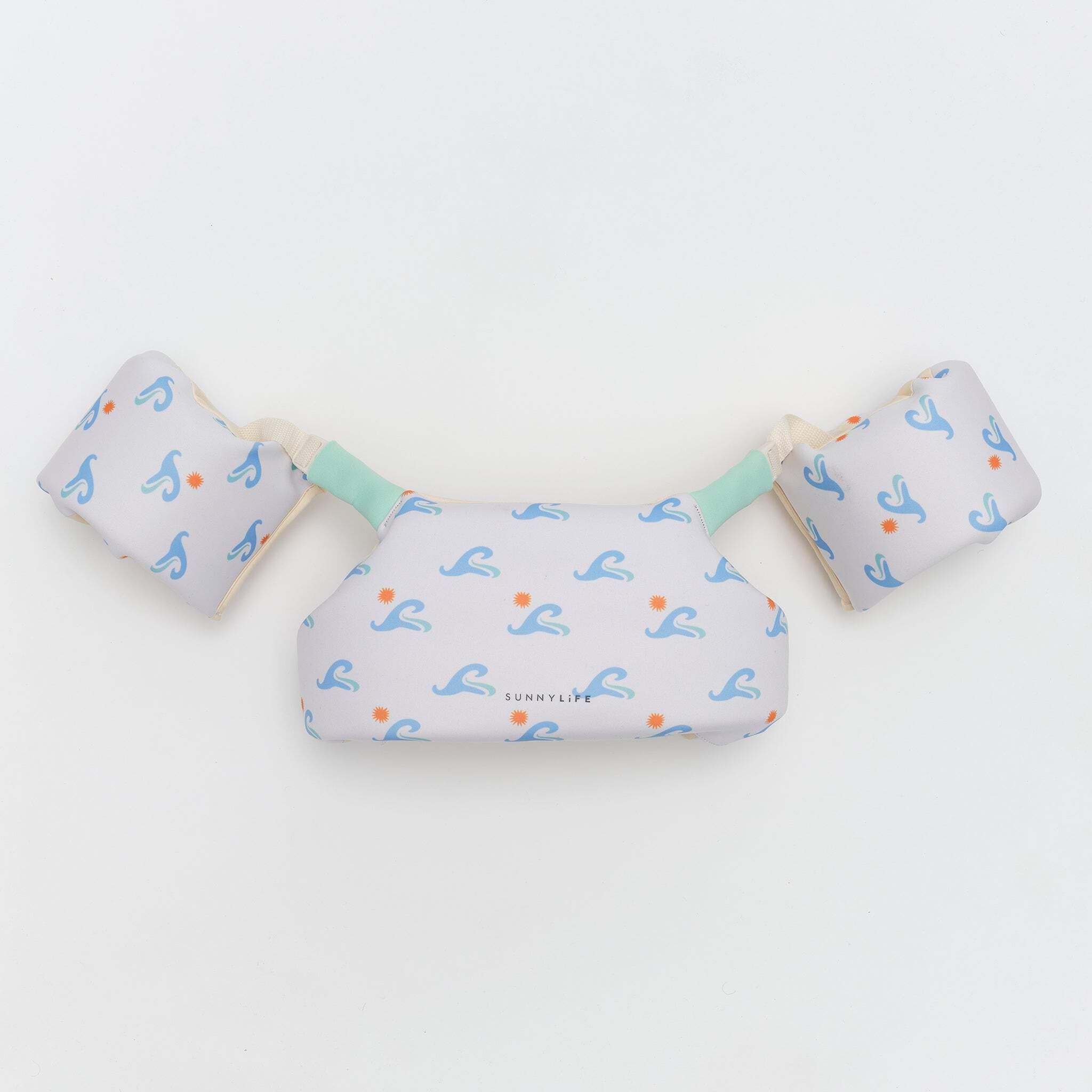 SUNNYLiFE Toddler Puddle Jumper | Floatie Jacket 3-6 | Sammy The Seagull Blue Wave