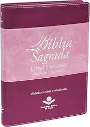 Bíblia Sagrada ARA Letra Extragigante com índice | Letra ExtraGigante SBB: Almeida Revista e Atualizada (ARA)