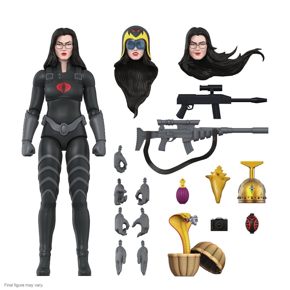 Super7 ULTIMATES! G.I. Joe Baroness in Black Suit - 7