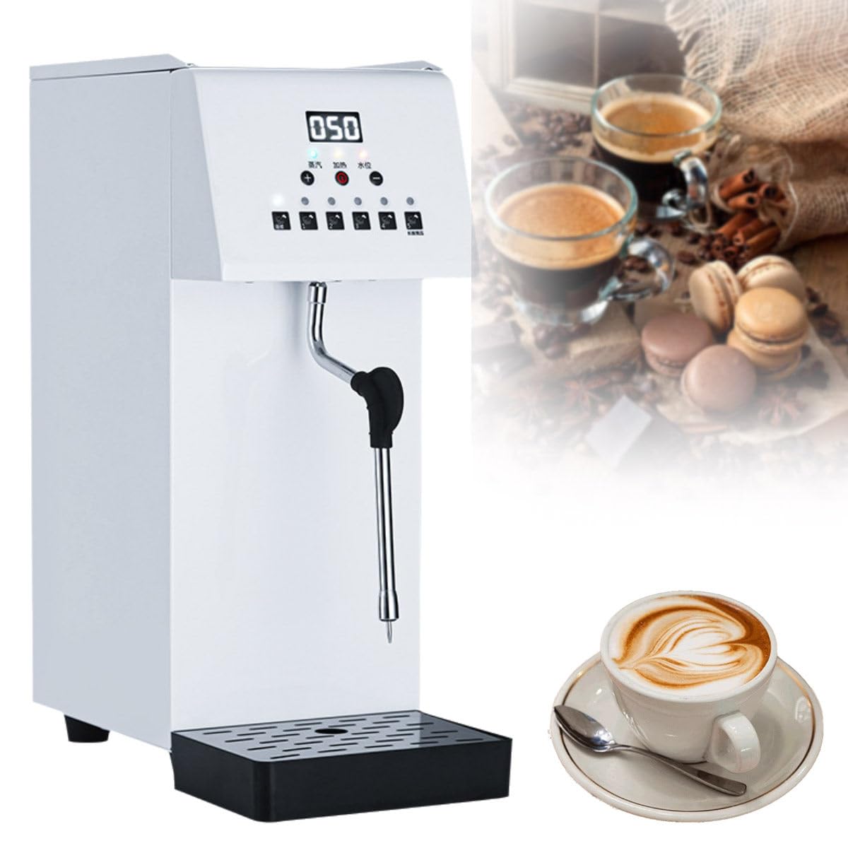 Electric Automatic Coffee Foam Maker, Automatic Boiling Water Frother