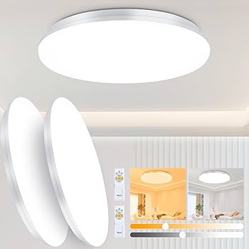 Amazon.co.jp : LEDシーリングライト 6畳8畳36W 4300LM 2個セット