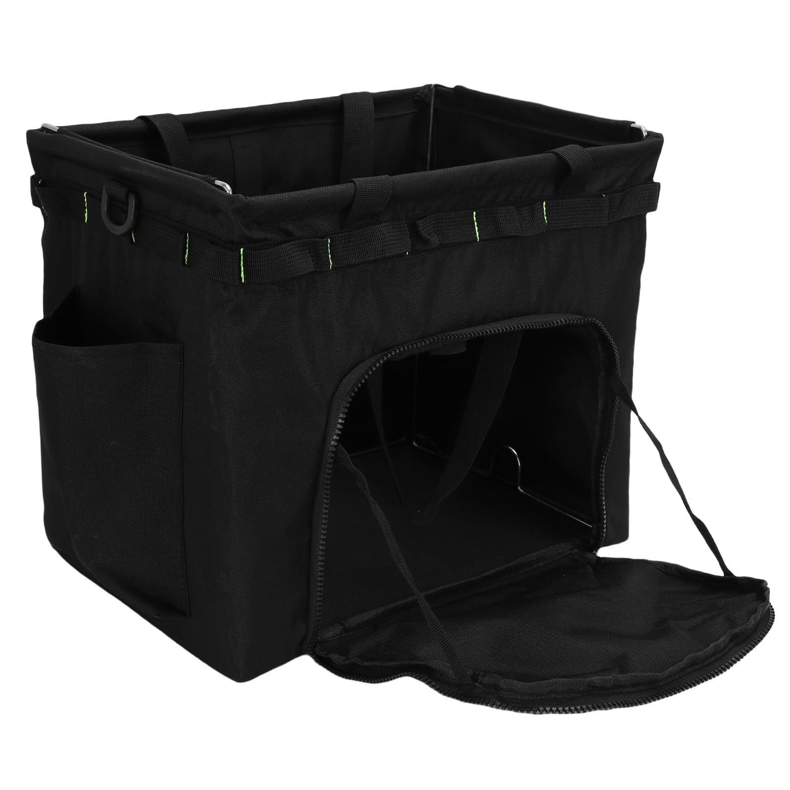 RiToEasysports Bolsa Almacenamiento Camping, Gran Capacidad 30L Soporte Carga 30kg Apertura Lateral Multifunción para Acampadores Familias Viajes Aire