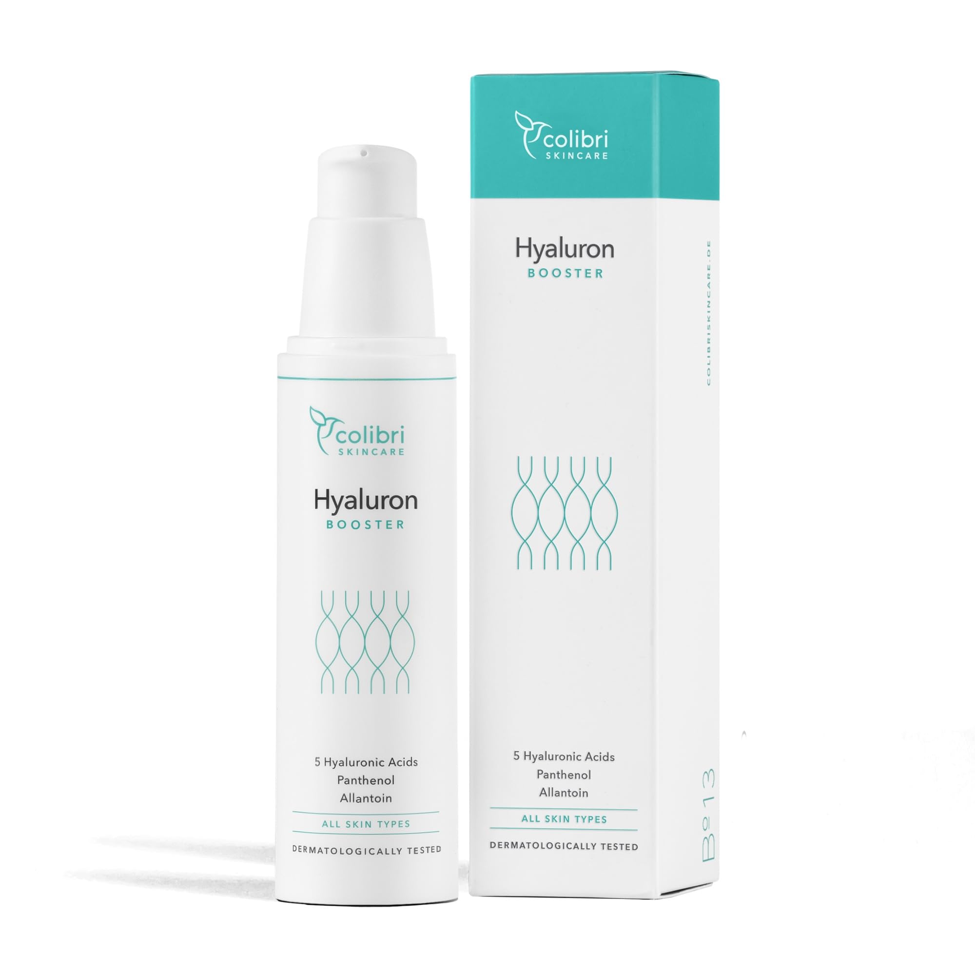 colibri skincare HYALURON BOOSTER (50 ml) - Serum Ácido Hialurónico 50ml - Serum de ácido hialurónico cuidado puro biológico - Serum antiedad - Serum Facial hidratante para hombres y mujeres