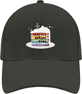 Seattle Baking Club Merch June 2025 Edition Premiums Baseball Hats for Men Workout Hats for Men's Quick Dry Caps Visor Hat