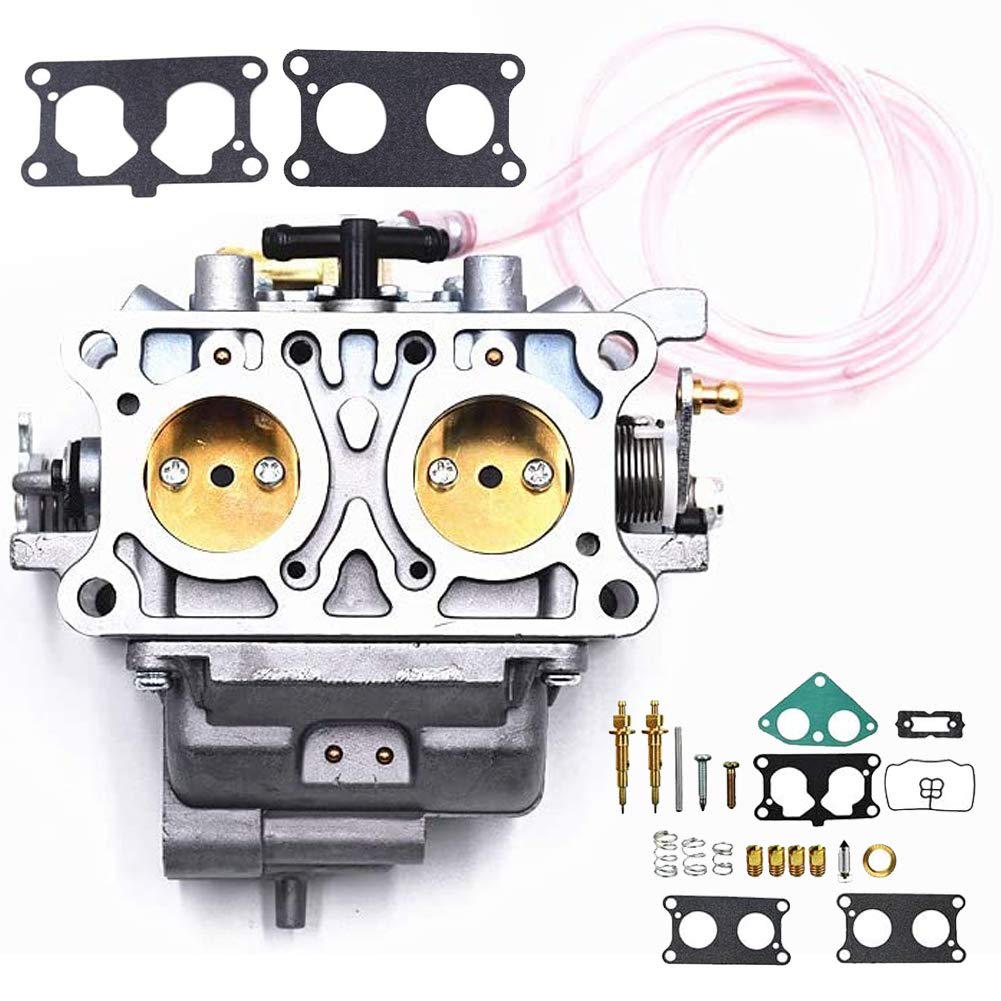 Carbman 15003-2766 Carburetor for Kawasaki Mule 3000 3010 3020 tran 4x4 2001-2008 CARB + 2 Gaskets + 1 Set of Carb Repair Kit
