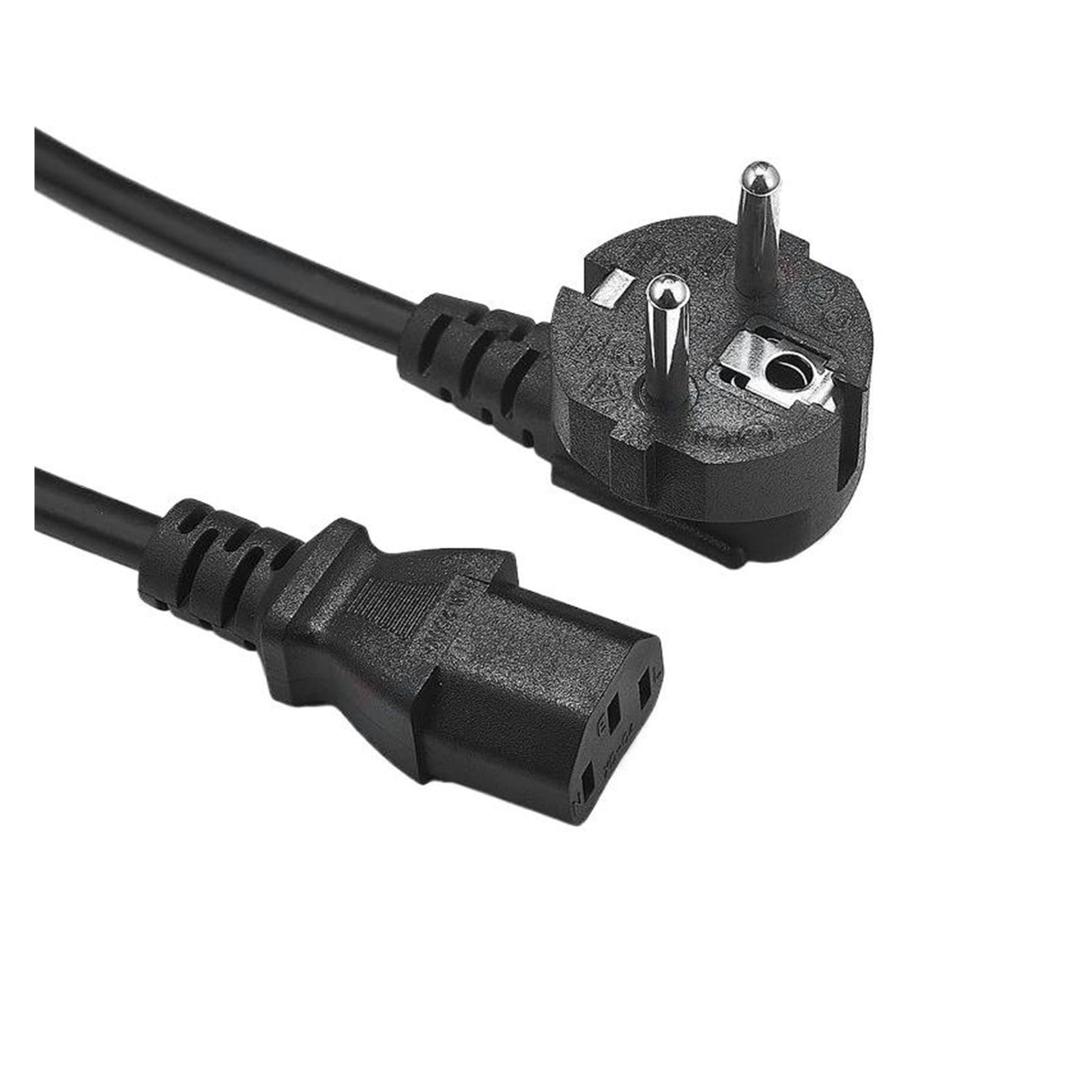 EU-Stromkabel, IEC C13-Stromverlängerungskabel, 1,2 m, 1,5 m, 2 m, 3 m, AC-Netzteil-Verlängerungskabel, kompatibel mit LG, TV(5m)