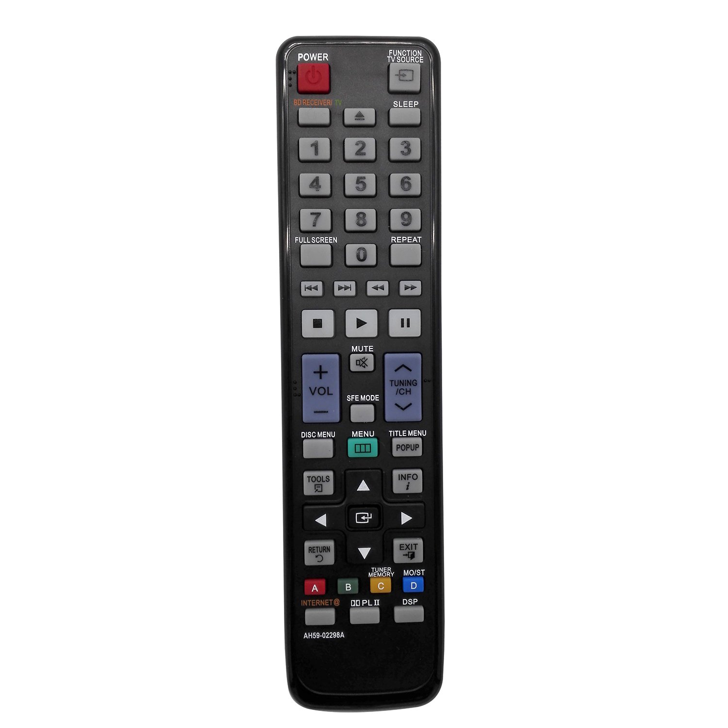 New Remote AH59-02298A AH5902298A fit for Samsung Blu-ray DVD Home Theater HTC7550W HTC7550W/CHN HTC7550W/EDC HTC7550W/XEE HTC7550W/XEN HTC7550W/XSH HTC7550W/XTR HTC7530W