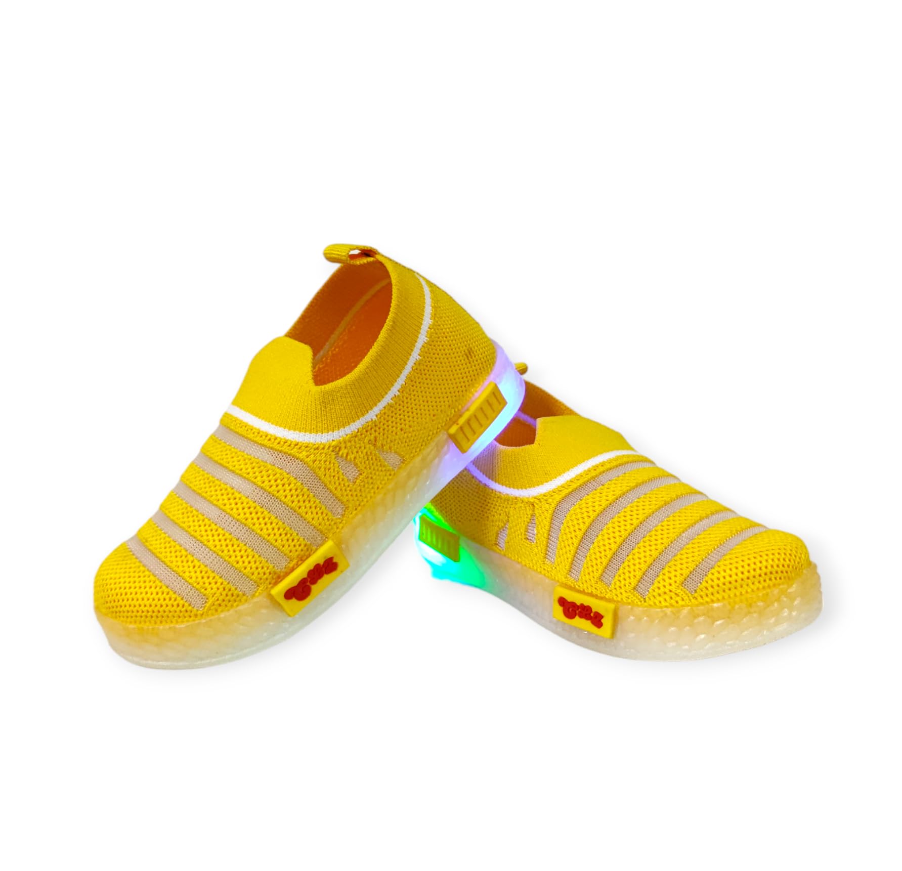 Coolz Kids Unisex Casual Knitted Shoes with Light Blink-02 for 1-4 Years Boys and Girls (Yellow, 3_Point_5_Years) (B0B75LBGKP) Amazon Price History, Amazon Price Tracker