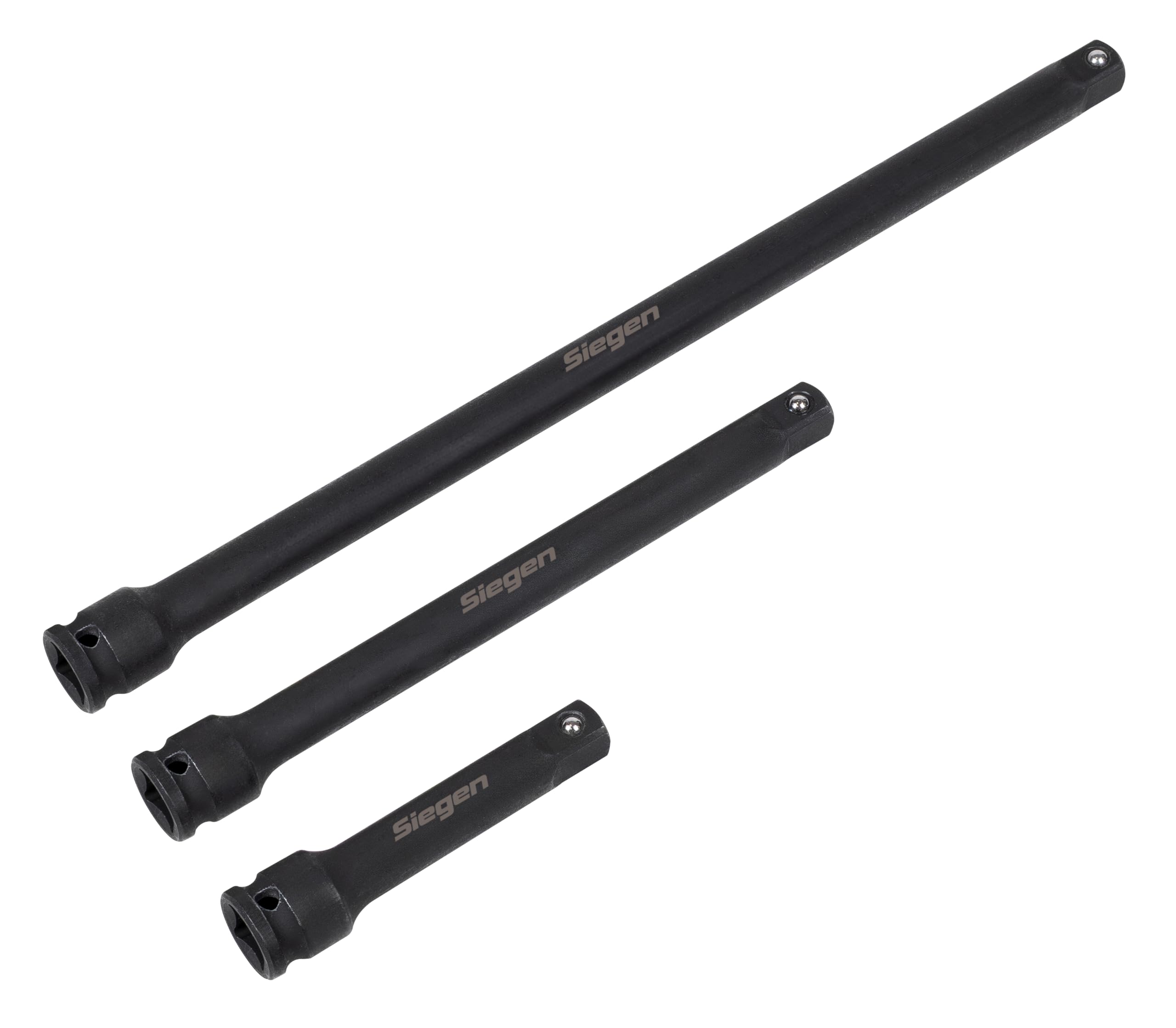 Sealey Impact Extension Bar Set 3/8""Sq Drive 3pc