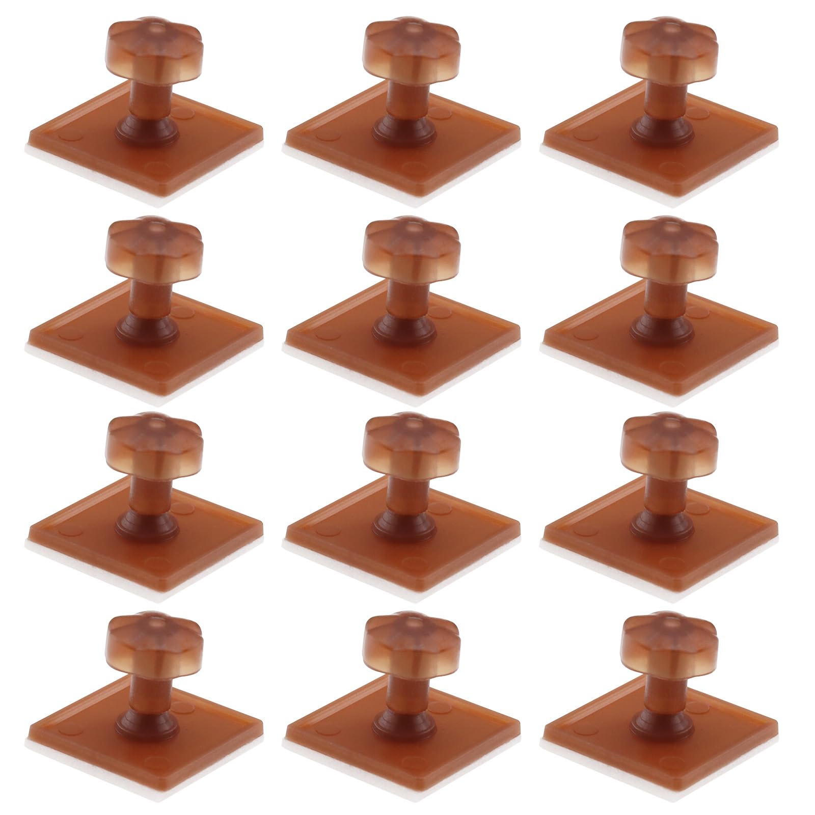 SG Store 56 hebillas de mosquitera para ventana con cubierta de rosca, hebillas de montaje autoadhesivas para mosquiteras, ventanas, ventanas, puertas, mosquiteras (20 x 20 x 13 mm)