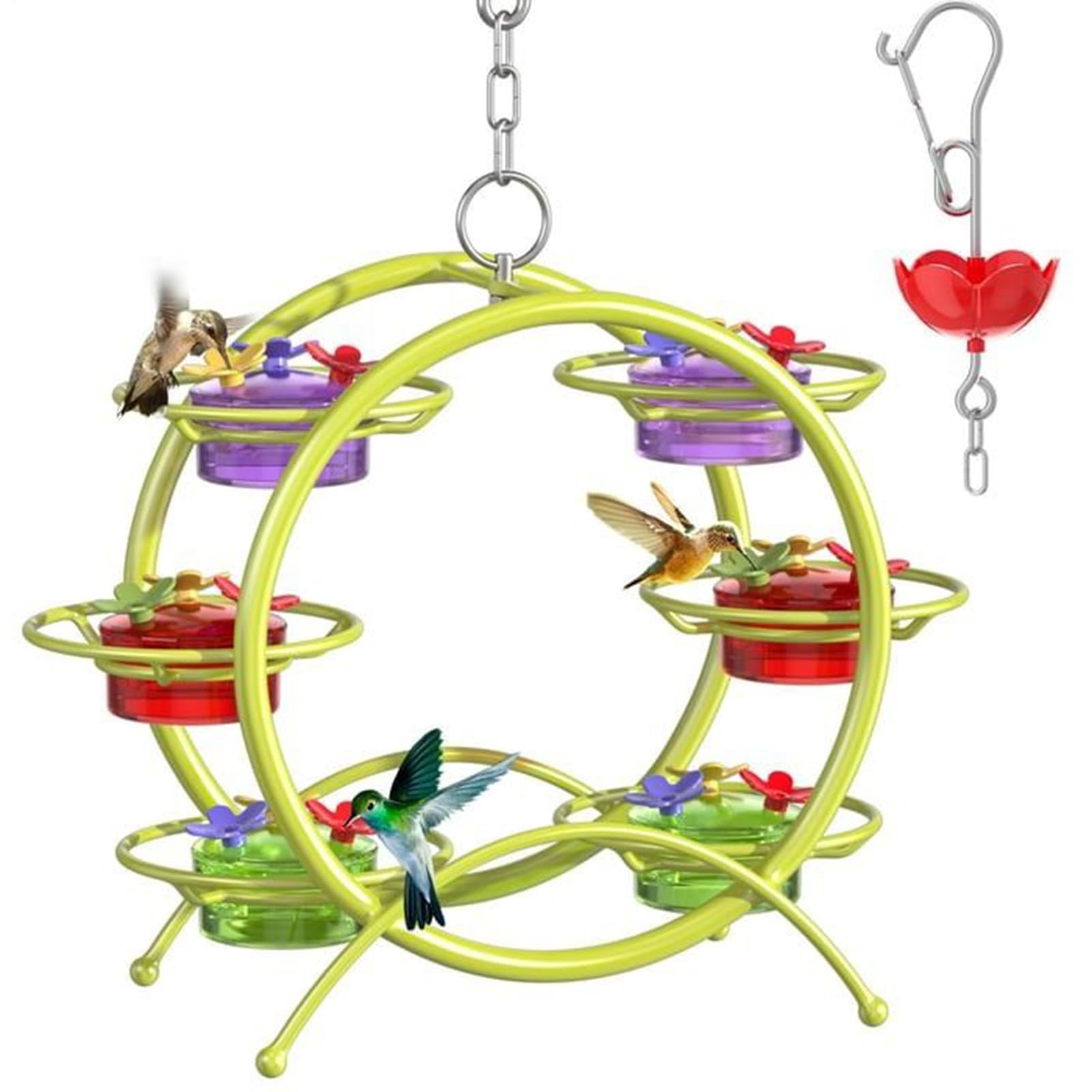 Mangeoire En Métal À Colibris Stations D'Alimentation Pratiques Et Exquises