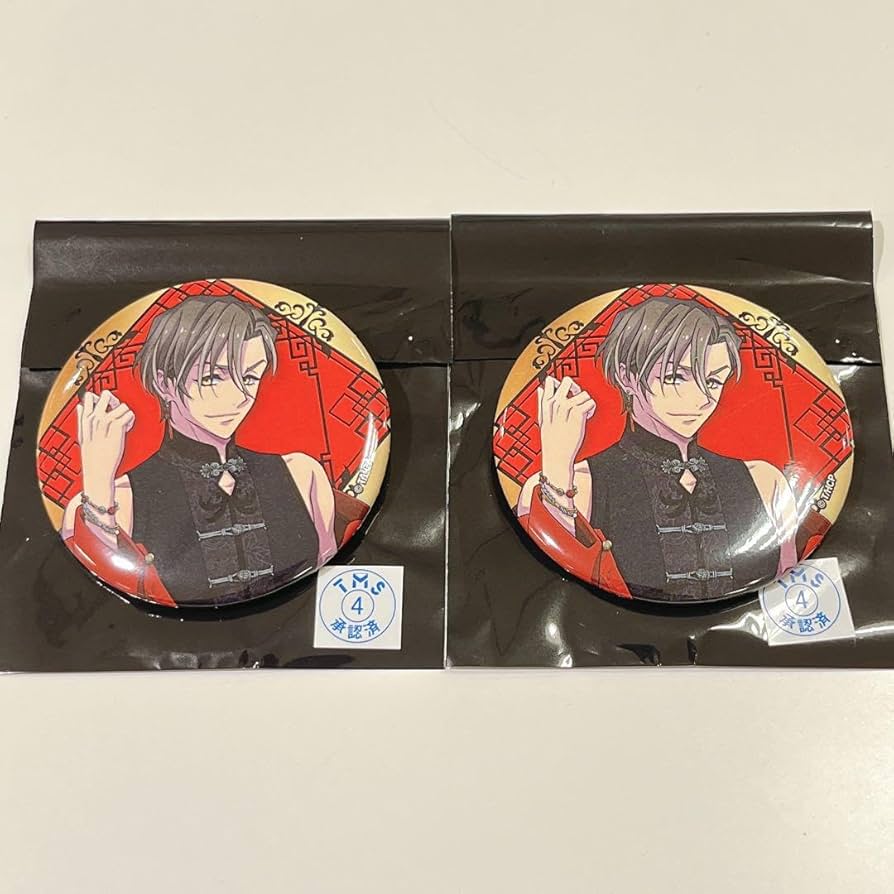 HIGH CARD クリス　缶バッジ HIGH CARD / ハイカード クリス（カラー背景） THEキャラ 缶