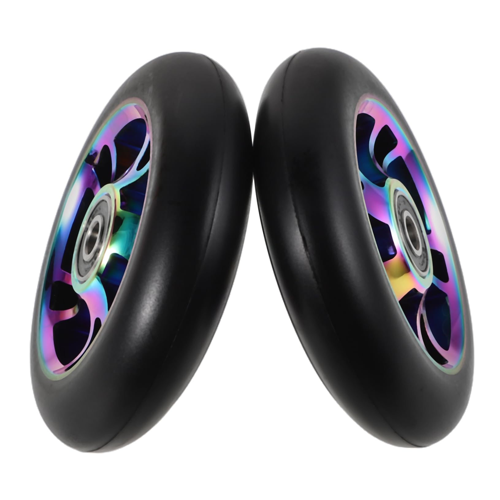 Mipcase 2piezas Ruedas De Repuesto Led para Patinete Ruedas Traseras Iluminadas Alta Compatibilidad