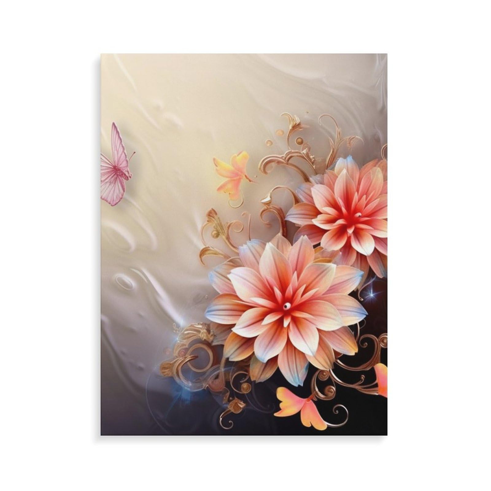 Peinture par numéro fleurs kit cadeau idéal adulte débutant RTFGHJS - 8