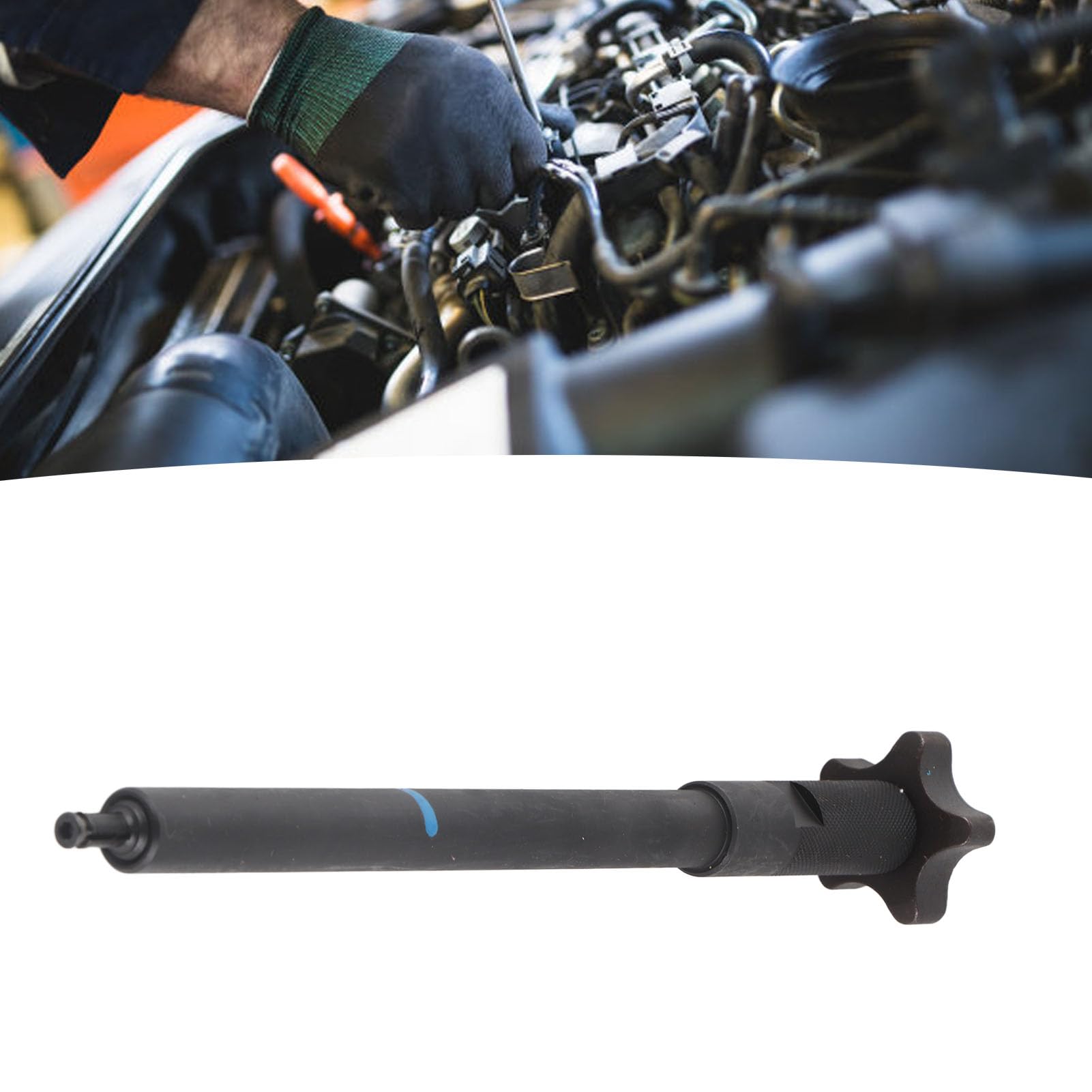 Estrattore Guarnizioni Rame Iniettori 230mm Foro 7mm | Acciaio antiruggine, Valigetta robusta inclusa, Per officine motori , Rimozione rondelle 7-8,2mm, Attrezzo profess