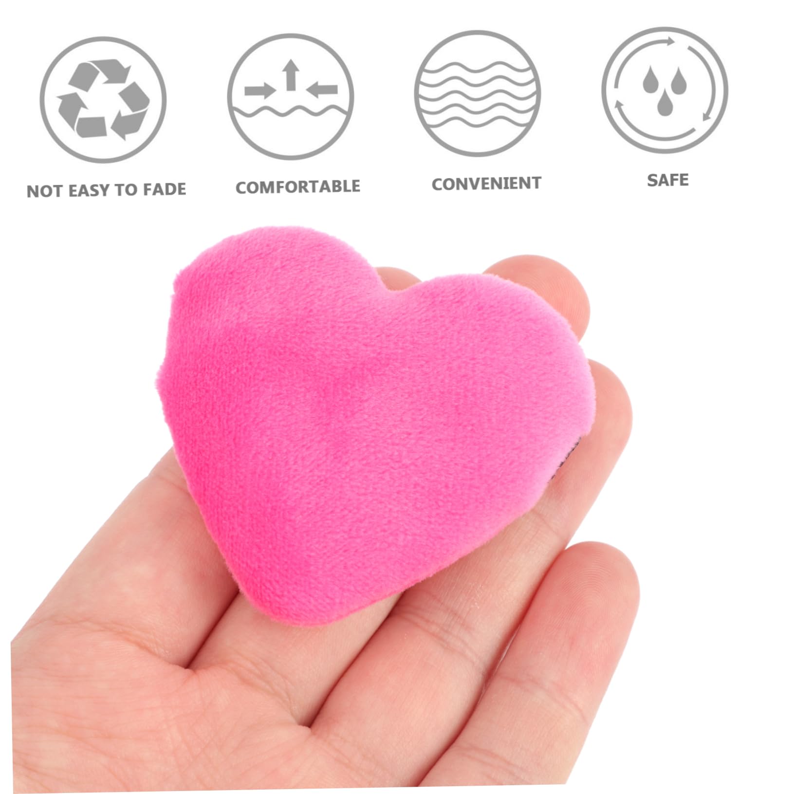minkissy 36 Pz Soffio Di Cuore Tampone Di Cipria Piumino Da Cipria Cosmetico Sfoglia Compatta Piumino Di Cotone Sbuffi Di Trucco Esfoliante Pulizia Spugna Batuffolo Di Cotone Donna