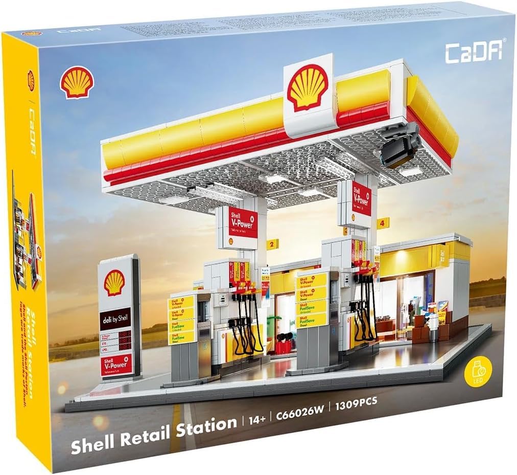 CADA 1309PC SHELL RETAIL STATION : Amazon.co.za: Toys & Games